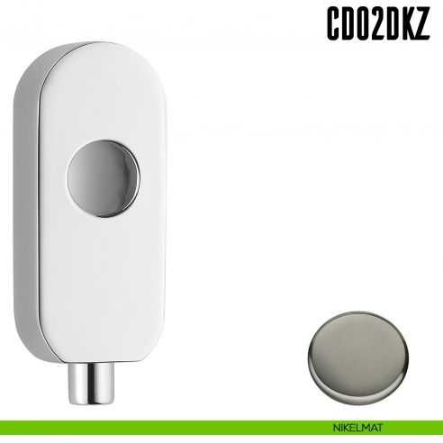 Dispositivo con sistema di bloccaggio a pulsante CD02 DKZ Colombo Design nikelmat