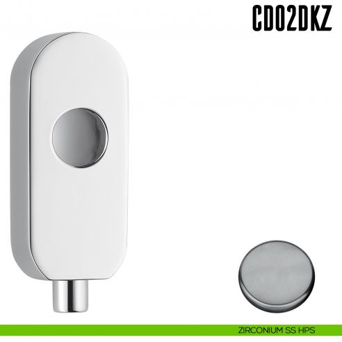 Dispositivo con sistema di bloccaggio a pulsante CD02 DKZ Colombo Design zirconium ss hps