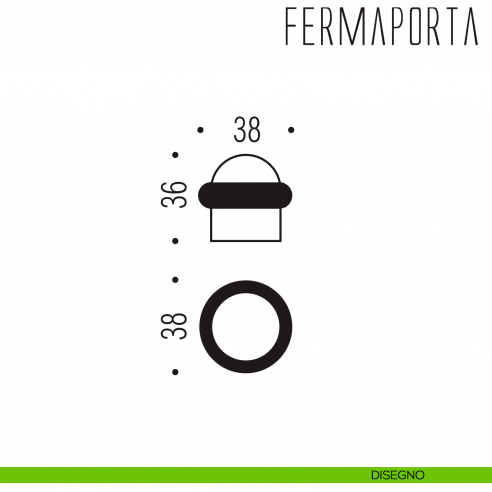 Fermaporta CD112 Colombo Design disegno