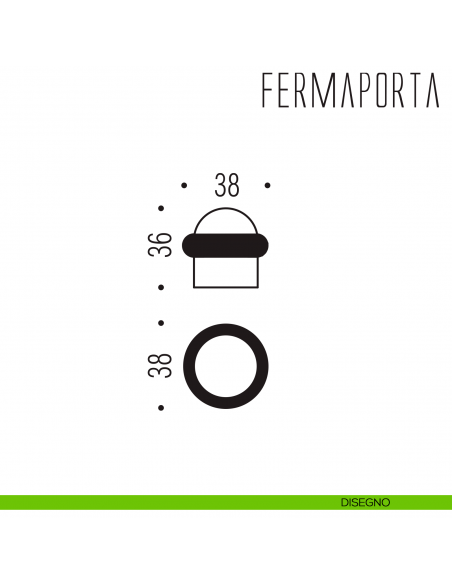 Fermaporta CD112 Colombo Design disegno