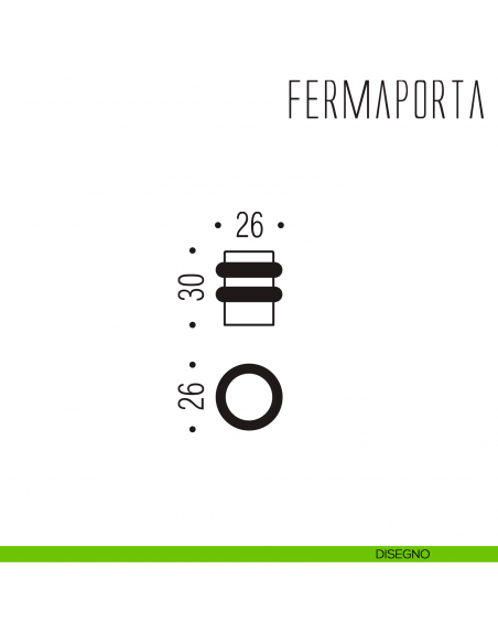 Fermaporta CD412 Colombo Design disegno