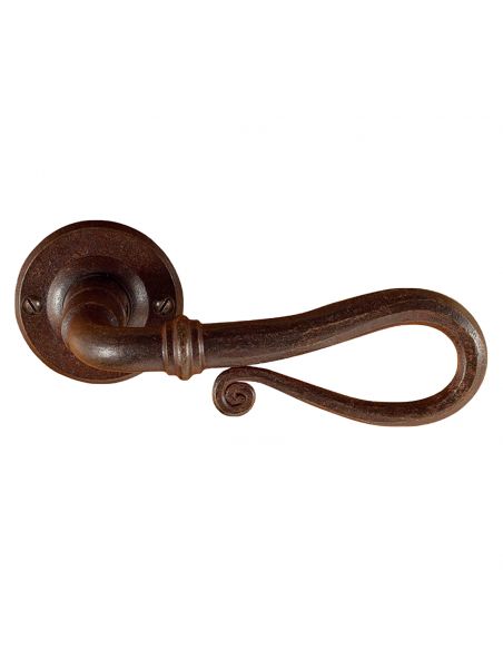 Maniglia in ferro per porta Il Forgiato FM 016 senza molla