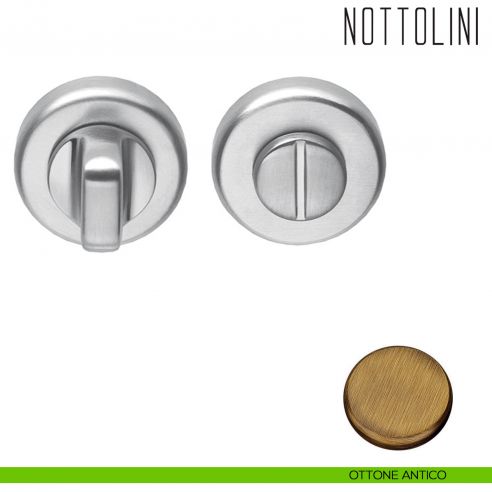 Nottolino per porta Colombo Design CD69 BZG G ottone antico