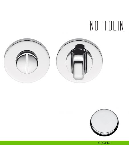 Nottolino per porta Colombo Design FF19 BZG cromo