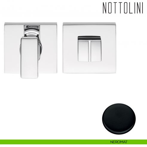 Nottolino per porta Colombo Design FF29 BZG neromat