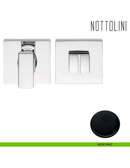 Nottolino per porta Colombo Design FF29 BZG neromat