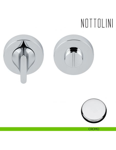 Nottolino per porta Colombo Design JP19 BZG cromo