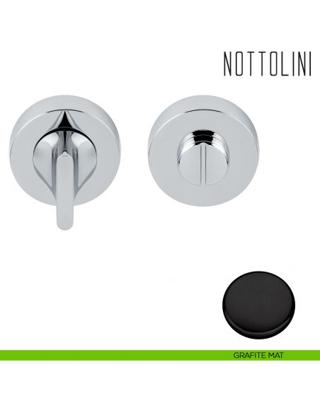Nottolino per porta Colombo Design JP19 BZG grafite mat