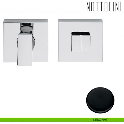 Nottolino per porta Colombo Design MM29 BZG neromat
