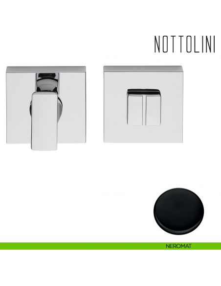 Nottolino per porta Colombo Design MM29 BZG neromat