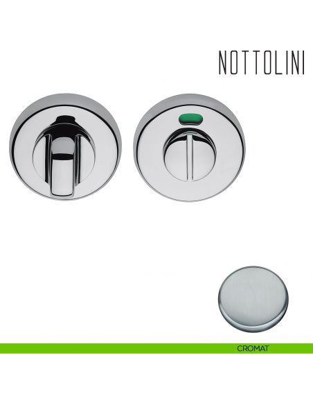 Nottolino per porta Colombo Design CD69 BZG H libero/occupato cromat