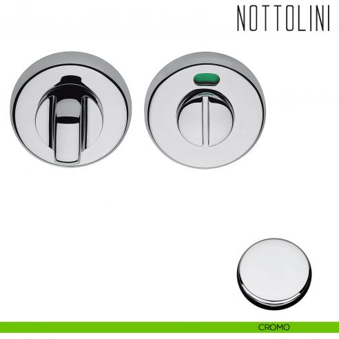 Nottolino per porta Colombo Design CD69 BZG H libero/occupato cromo