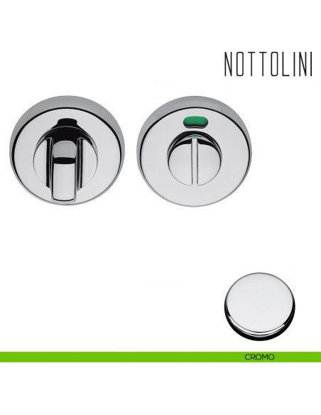 Nottolino per porta Colombo Design CD69 BZG H libero/occupato cromo