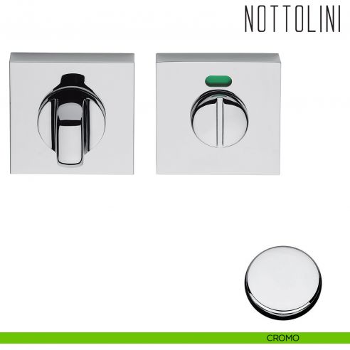 Nottolino per porta Colombo Design MM19 BZG H libero/occupato cromo