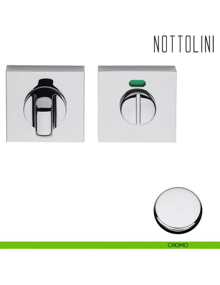 Nottolino per porta Colombo Design MM19 BZG H libero/occupato cromo