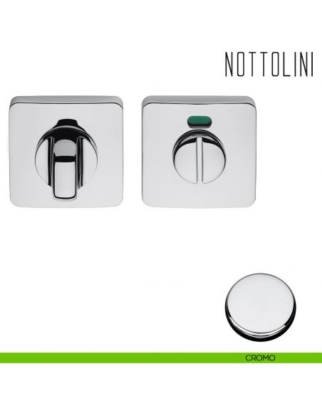 Nottolino per porta Colombo Design PT19 BZG H libero/occupato cromo