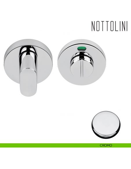 Nottolino per porta Colombo Design SE19 BZG H libero/occupato cromo