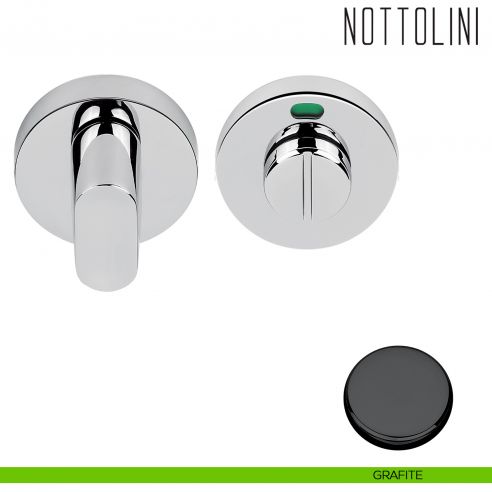 Nottolino per porta Colombo Design SE19 BZG H libero/occupato grafite