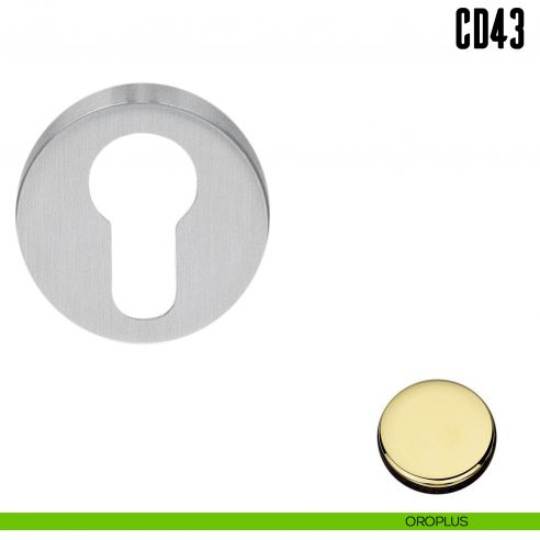 Bocchetta tonda per porta Colombo Design CD43 GB oroplus