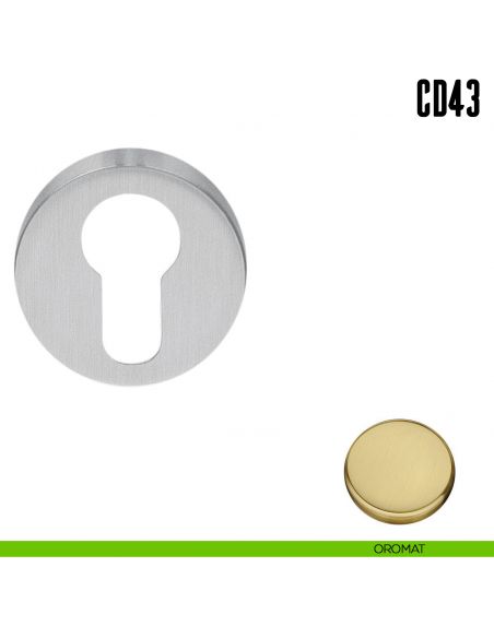 Bocchetta tonda per porta Colombo Design CD43 GB oromat