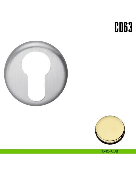 Bocchetta tonda per porta Colombo Design CD63 GB oroplus