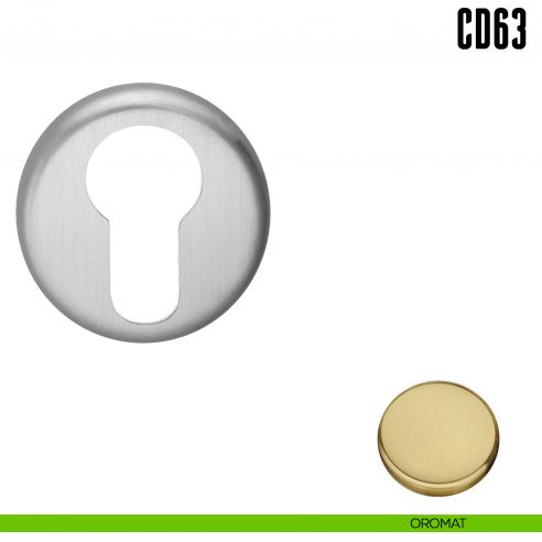 Bocchetta tonda per porta Colombo Design CD63 GB oromat