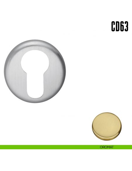 Bocchetta tonda per porta Colombo Design CD63 GB oromat