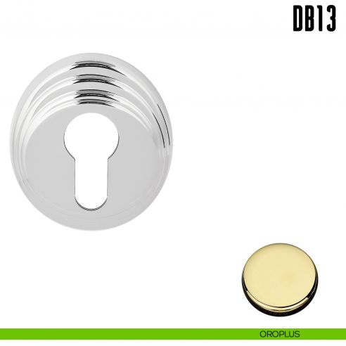 Bocchetta tonda per porta Colombo Design DB13 oroplus