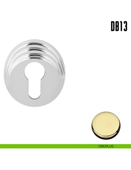 Bocchetta tonda per porta Colombo Design DB13 oroplus