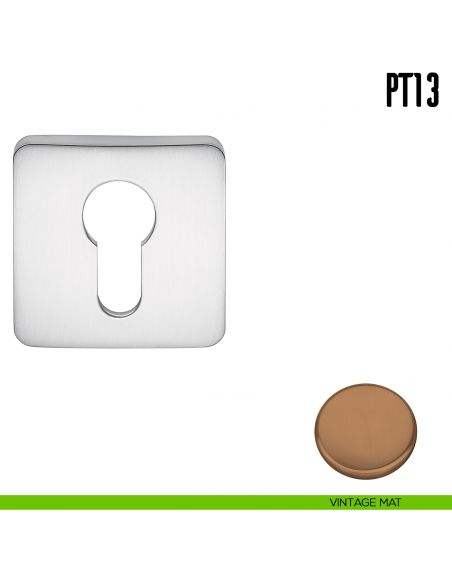 Bocchetta quadrata per porta Colombo Design PT 13 vintage mat