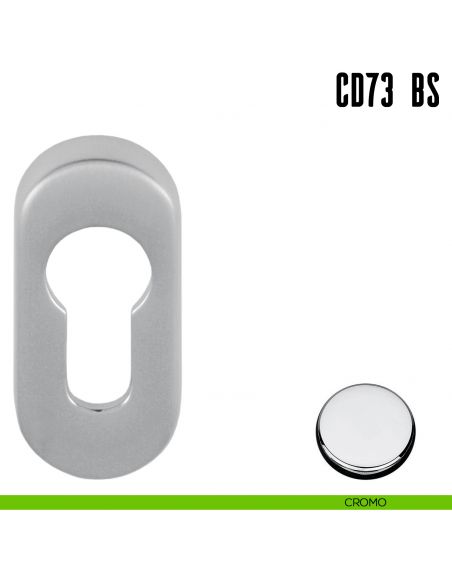 Bocchetta stretta foro yale Colombo Design CD73 BS cromo