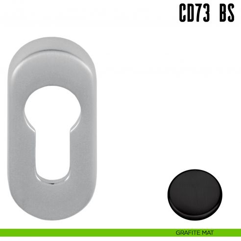 Bocchetta stretta foro yale Colombo Design CD73 BS grafite mat