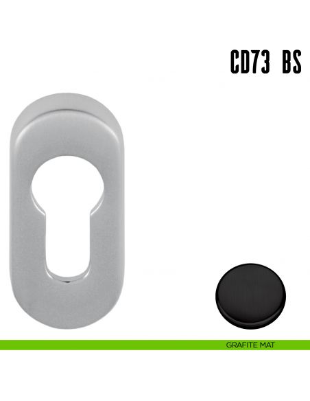 Bocchetta stretta foro yale Colombo Design CD73 BS grafite mat