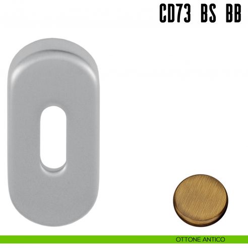 Bocchetta stretta foro patent Colombo Design CD73 BS BB ottone antico