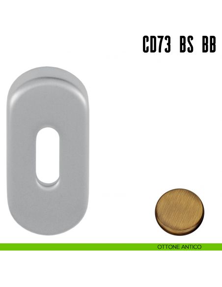 Bocchetta stretta foro patent Colombo Design CD73 BS BB ottone antico