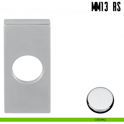 Rosetta stretta quadrata Colombo Design MM13 RS cromo