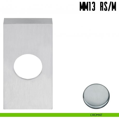 Rosetta stretta quadrata con molla Colombo Design MM13 RS/M cromat