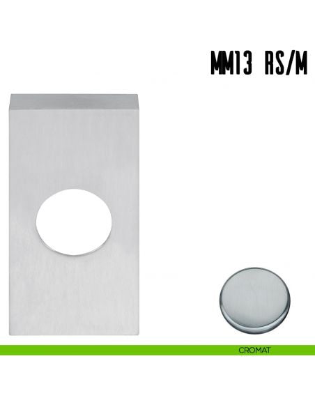 Rosetta stretta quadrata con molla Colombo Design MM13 RS/M cromat