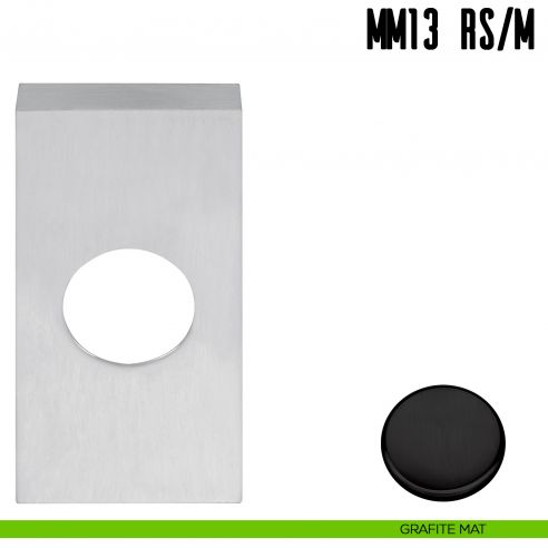 Rosetta stretta quadrata con molla Colombo Design MM13 RS/M grafite mat