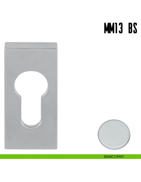 Bocchetta stretta quadrata foro yale Colombo Design MM13 BS biancomat