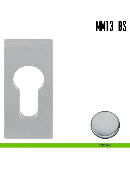 Bocchetta stretta quadrata foro yale Colombo Design MM13 BS cromat