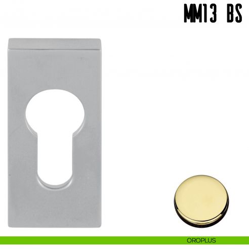 Bocchetta stretta quadrata foro yale Colombo Design MM13 BS oroplus