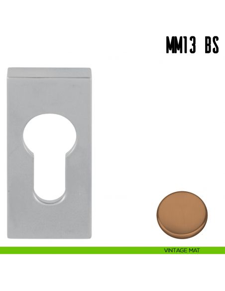 Bocchetta stretta quadrata foro yale Colombo Design MM13 BS vintage mat