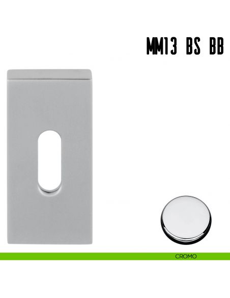 Bocchetta stretta quadrata foro patent Colombo Design MM13 BS BB cromo