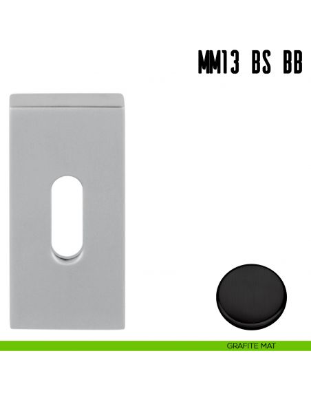 Bocchetta stretta quadrata foro patent Colombo Design MM13 BS BB grafite mat