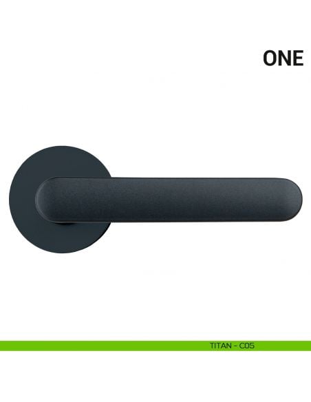 Maniglia per porta One Colombo Design Mood Collection titan