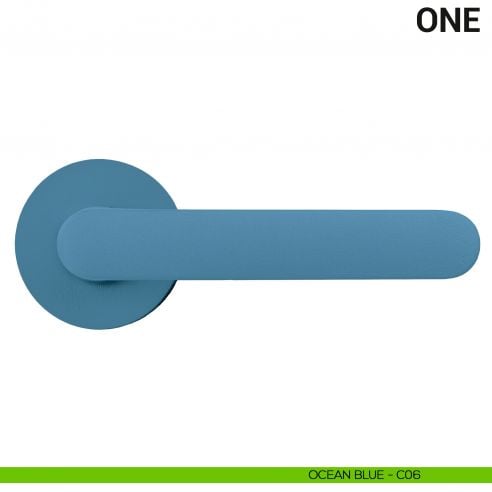 Maniglia per porta One Colombo Design Mood Collection ocean blue