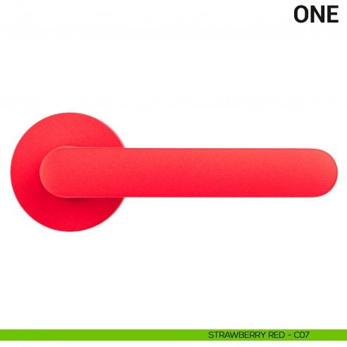 Maniglia per porta One Colombo Design Mood Collection strawberry red
