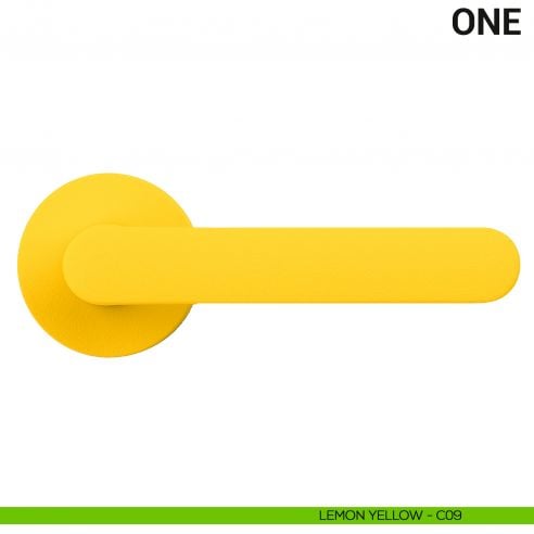 Maniglia per porta One Colombo Design Mood Collection lemon yellow