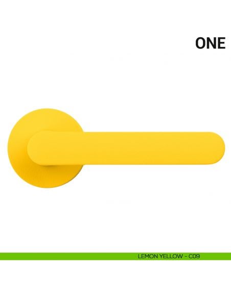 Maniglia per porta One Colombo Design Mood Collection lemon yellow